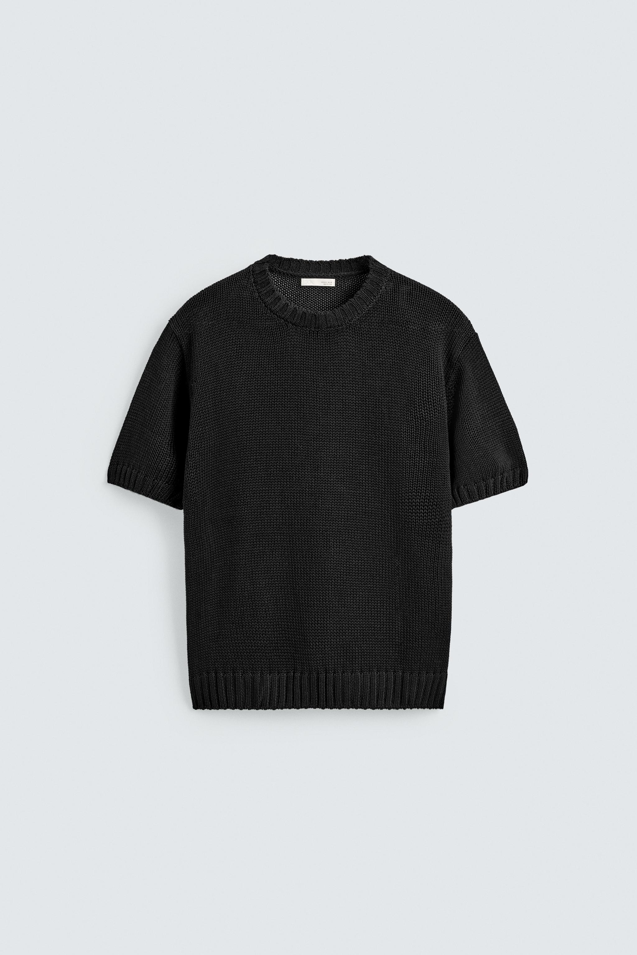 RELAXED FIT KNIT T-SHIRT